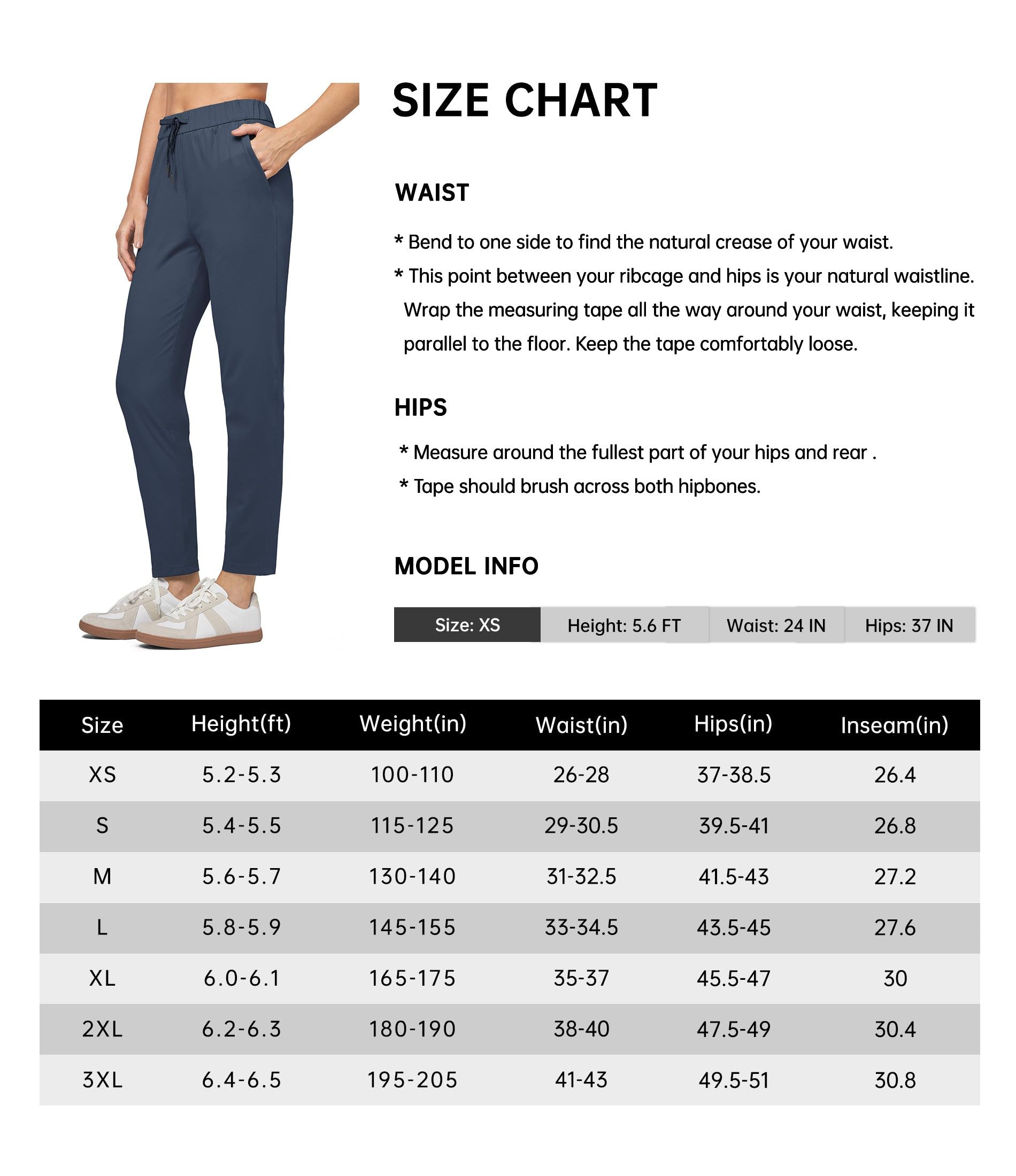 Willit Women's 7/8 Golf Travel Pants - Quick Dry Athletic Lounge Sweatpants for Yoga, Running & Casual Wear | Perfect for Travel, Gym & Everyday Comfort