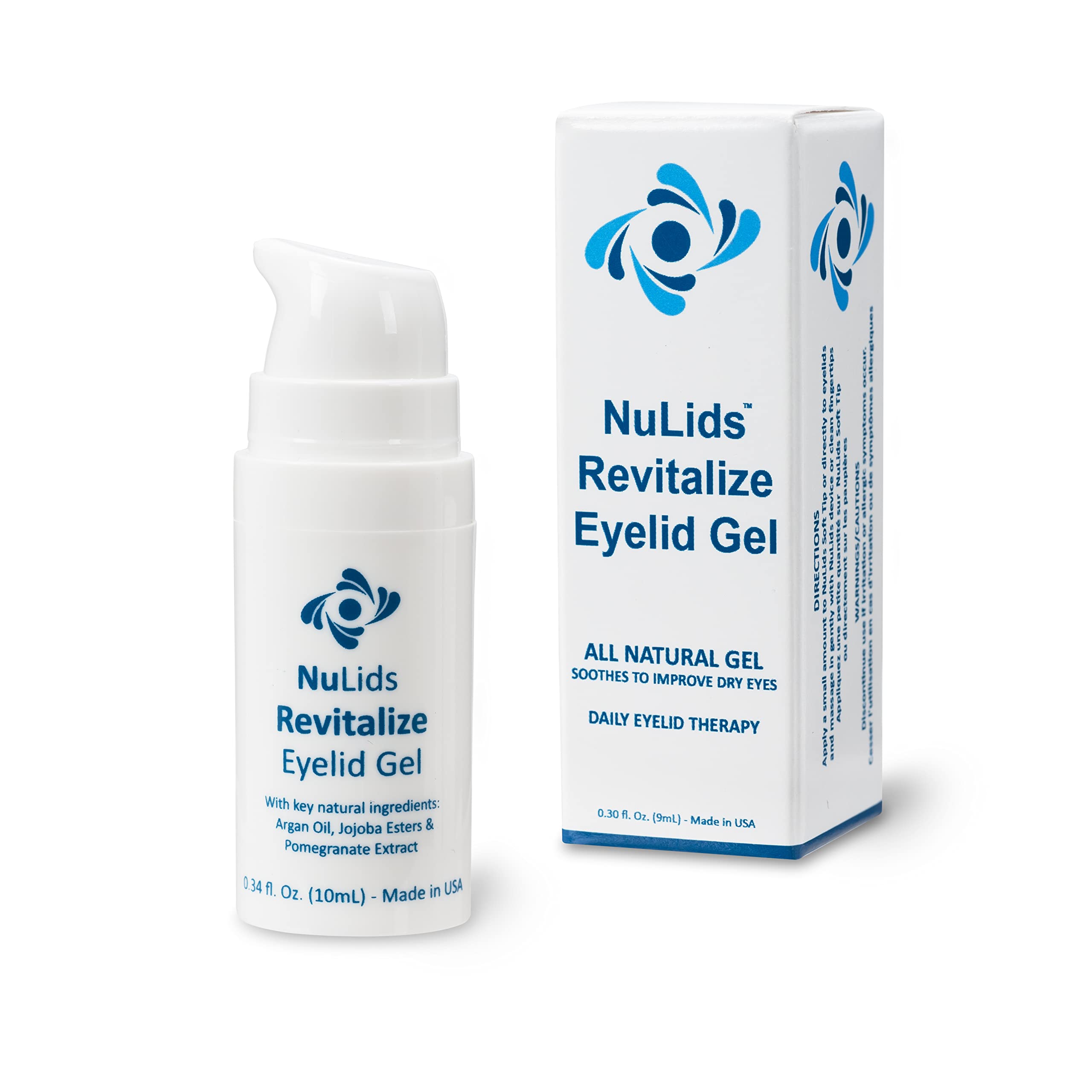 NuLids Revitalize Gel - 6 Bottles - Soothing Eyelid Therapy for Dry Eyes Relief | Daily Use with NuLids Device | Improves Eye Comfort for Contact Lens Wearers & Screen Users