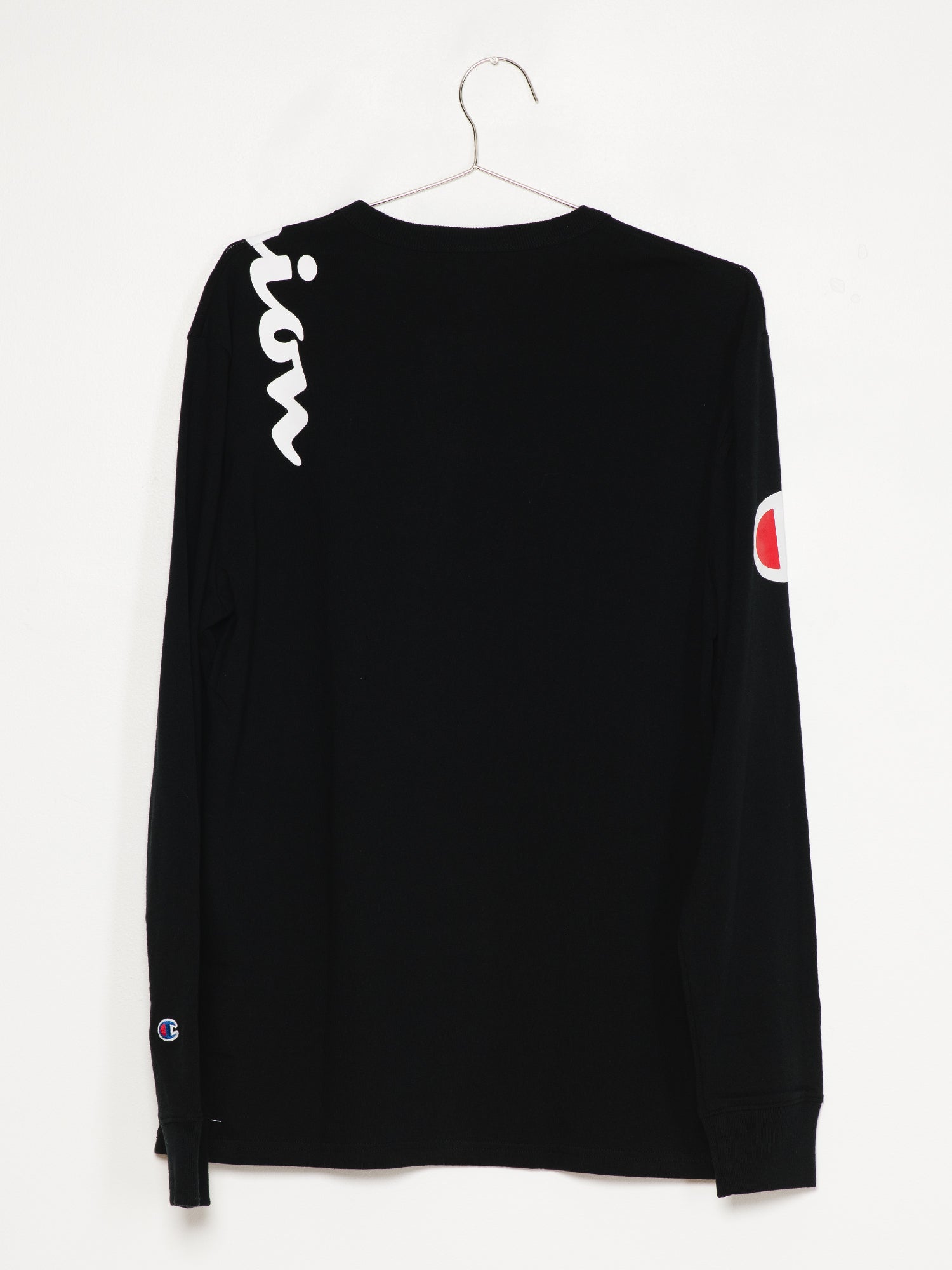 Champion Heritage Long Sleeve T-Shirt for Men & Women | Soft Cotton Crewneck Tee | Vintage Style Casual Wear | Perfect for Everyday Outfits, Gym, and Lounge