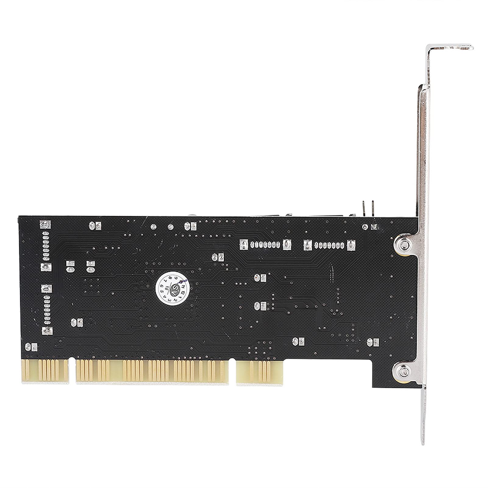 Dpofirs 4 Port SATA PCIe 3.0 X1 Controller Card - Supports 4 HDD/SSD Drives, PCI Express to SATA 1.5Gbps Adapter with Sil3114 Chipset & RAID Support for Windows Vista/Linux - Perfect for PC Builds, Data Storage Expansion, and Server Upgrades