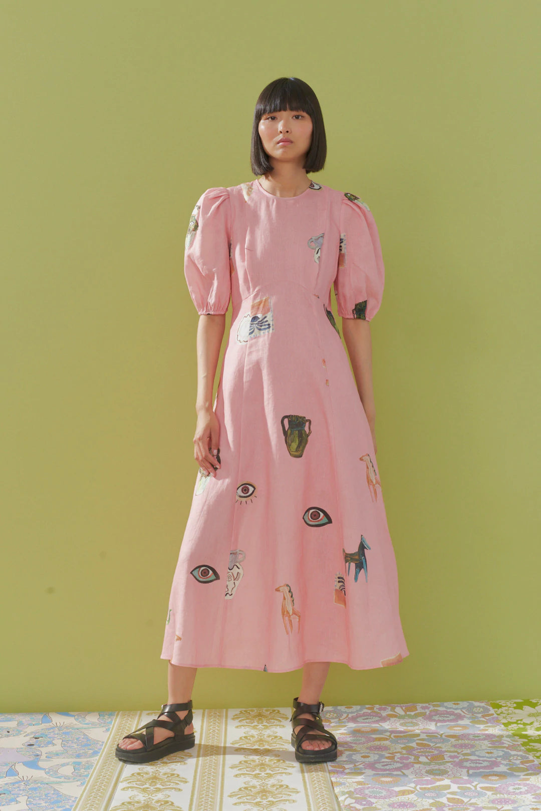 Preorder Cleo Midi Dress - Elegant Women's Flowy Summer Dress for Casual & Party Wear | Perfect for Beach Vacations, Date Nights & Special Occasions