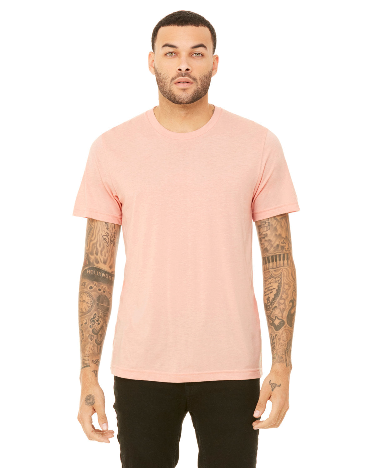 Bella + Canvas 3001CVC Unisex Heather CVC Crew Neck T-Shirt - Soft Cotton Blend Tee for Men & Women - Perfect for Casual Wear, Screen Printing & Everyday Outfits