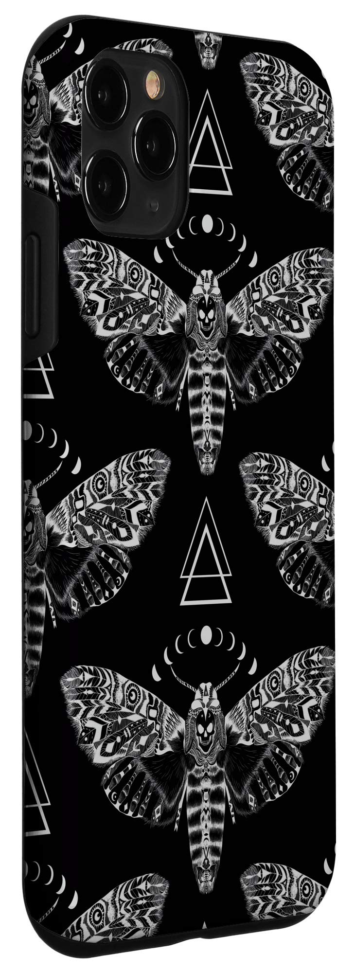 iPhone 11 Pro Case - Dark Skull Death Moth Witch Goth Occult Protective Cover | Perfect for Gothic Fashion, Wiccan Rituals & Alternative Lifestyle Protection
