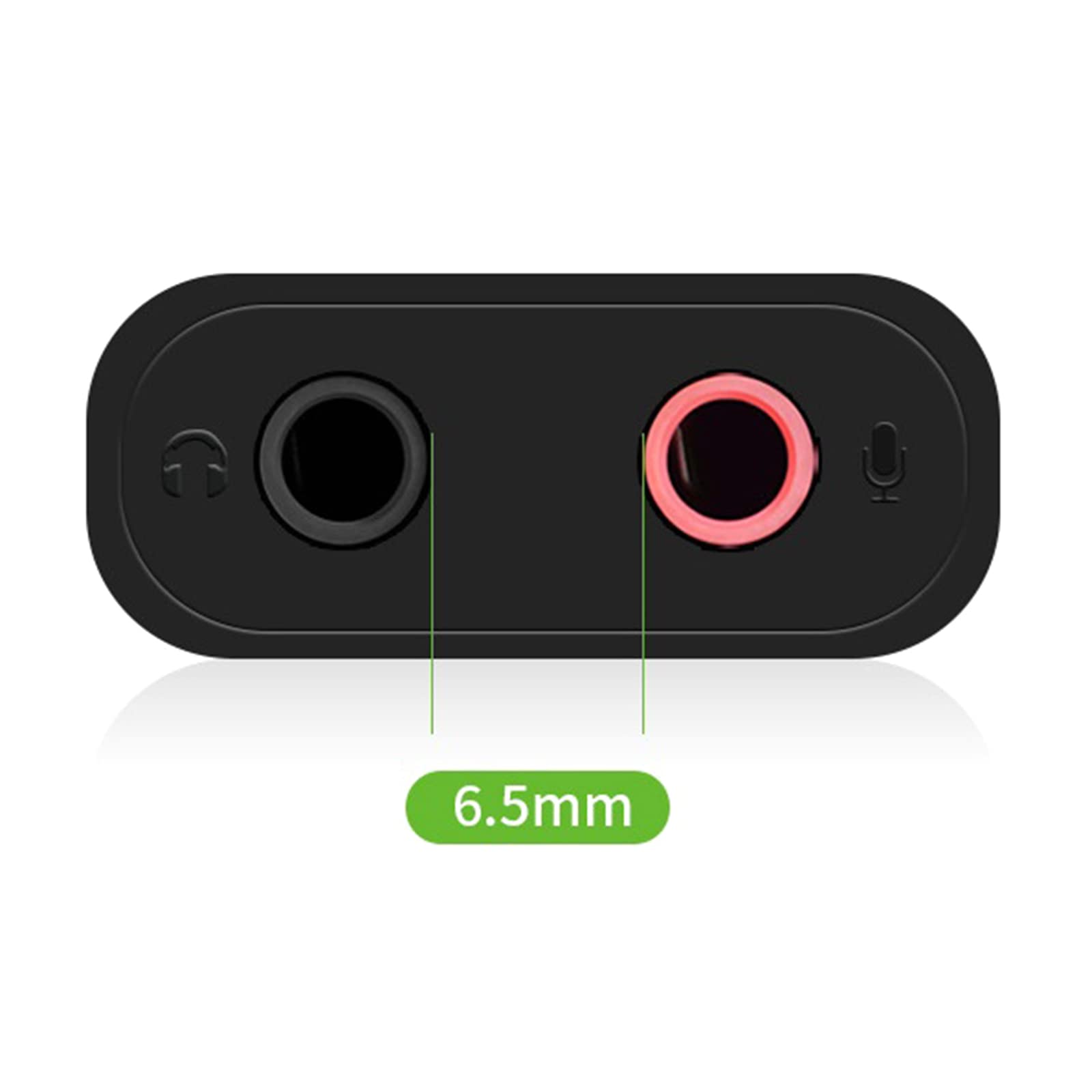 HOOLRZI USB Sound Card Adapter - External 3.5mm AUX Stereo Audio Converter with Microphone Support for PC, Laptop, Desktop - Perfect for Gaming, Streaming, Music Production & Conference Calls