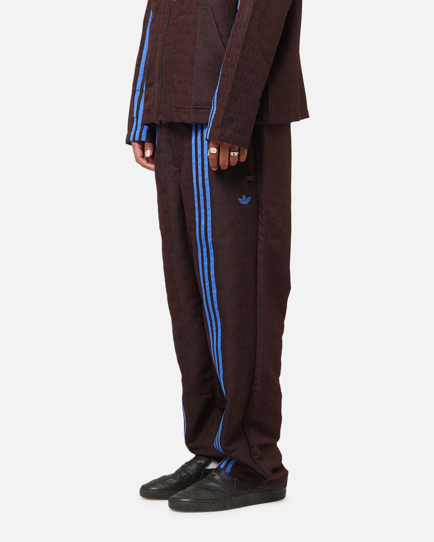 Adidas Originals 70's Club Vintage Track Pants for Men - Retro Brown Joggers | Casual Streetwear & Gym Workout Pants