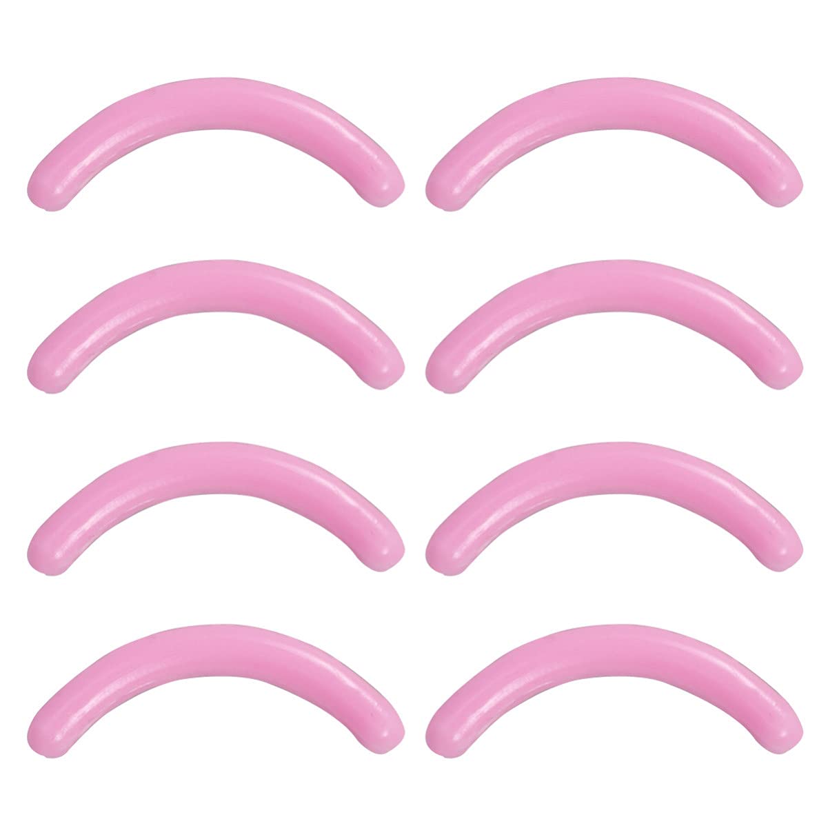 16pcs Lash Curler Refill Pads - Eyelash Curler Replacement Rubber Cushions - Universal Silicone Refills for All Lash Curlers - Perfect for Home, Salon & Travel Makeup Kits