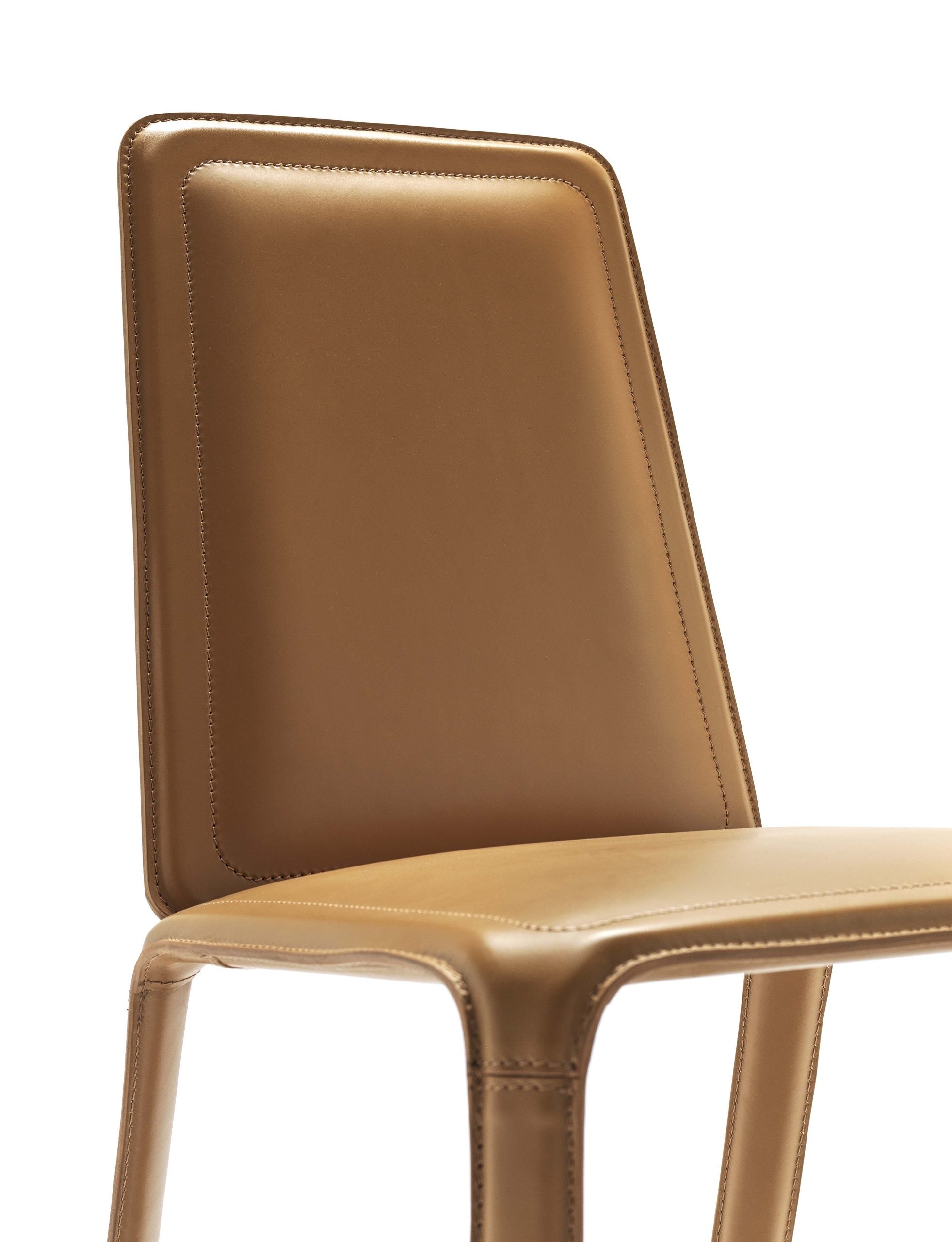 Fasem Ande Dining Chair - Modern Wooden Dining Room Chair with Upholstered Seat - Perfect for Kitchen, Dining Room, and Home Office
