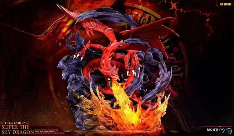 MX Studio Slifer The Sky Dragon 2.0 | Yu-Gi-Oh! Collectible Figure - Premium Anime Statue for Display, Gaming Room Decor & Gift for Fans