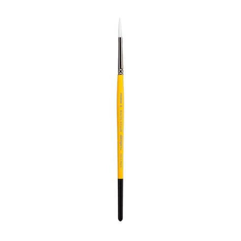 KingArt 7950 Round #6 Paint Brush Set - Professional Artist Brushes for Oil, Acrylic & Watercolor Painting - Perfect for Canvas, Wood & Fabric Art Projects