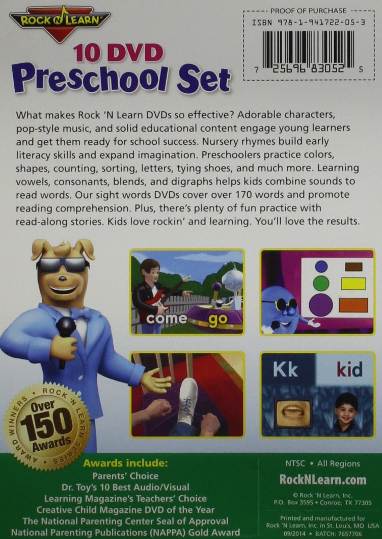 Rock 'N Learn Preschool Learning Set - Fun Educational Toys for Kids