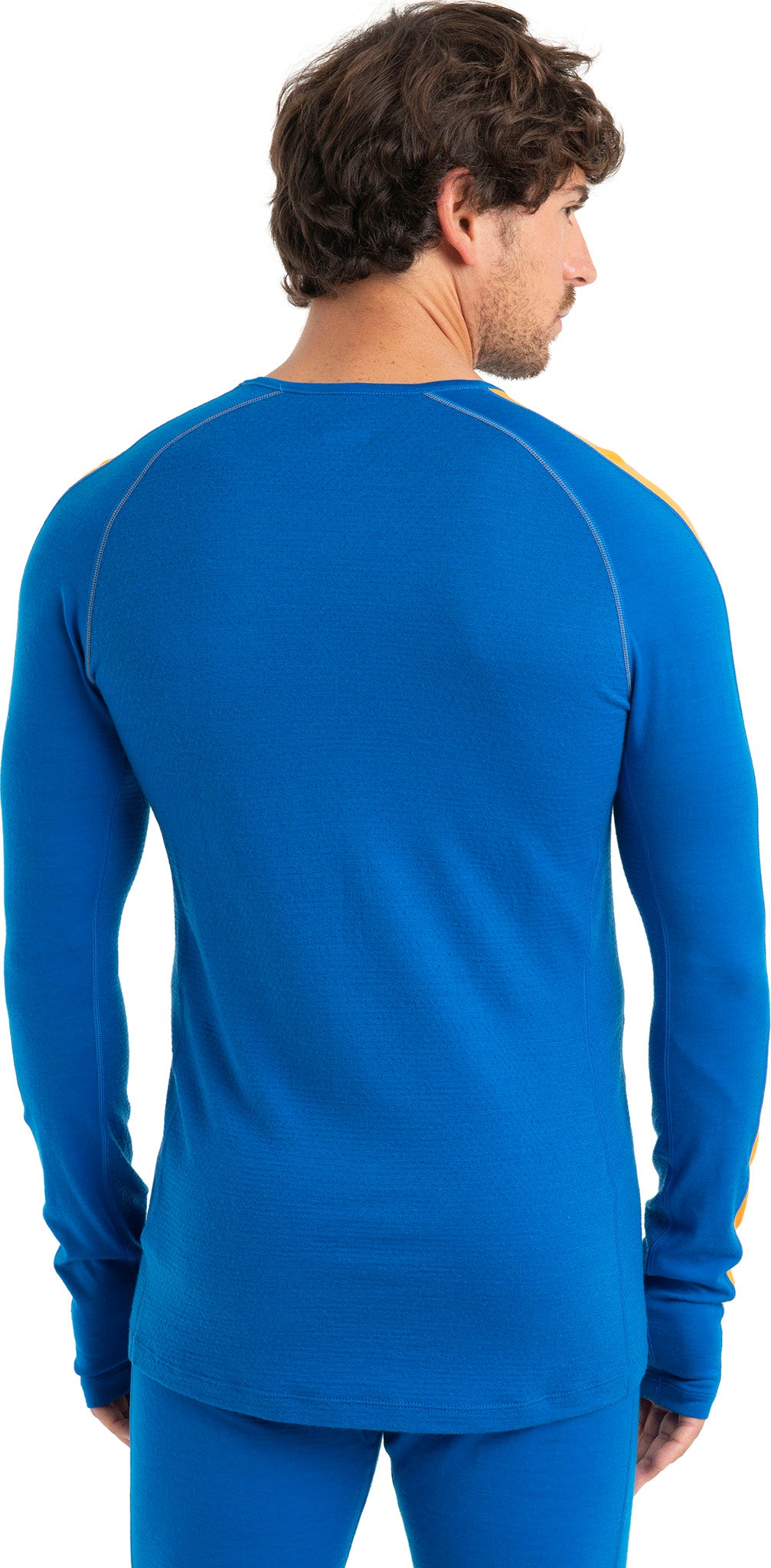 200 ZoneKnit Long Sleeve Crewneck Thermal Top for Men - Warm Winter Base Layer for Outdoor Activities & Cold Weather Sports