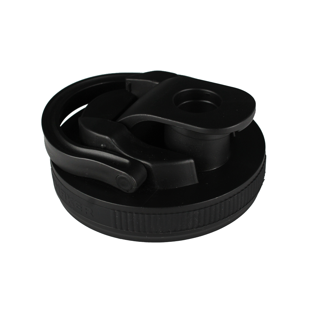 Black Lid with Black Band