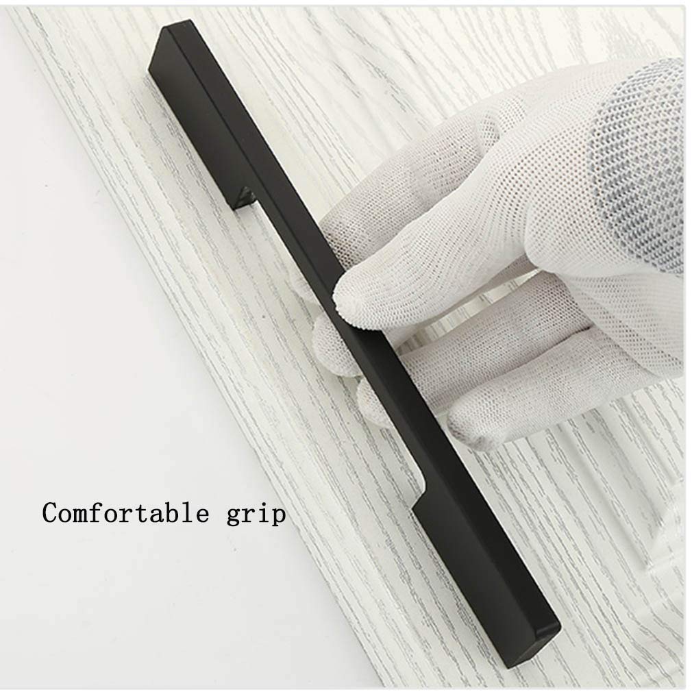 AttreX Modern Aluminum Alloy Cabinet Handles - Gold 224mm Drawer Pulls for Bedroom, Cupboard & Furniture (Set with Screws) | Durable Hardware for Home Renovation & DIY Projects