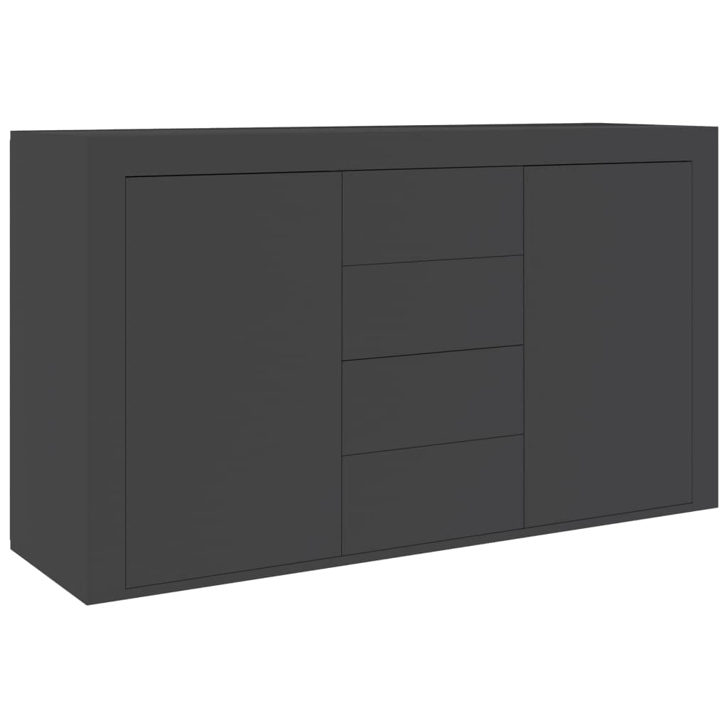 Modern Gray Buffet Cabinet - 47.2