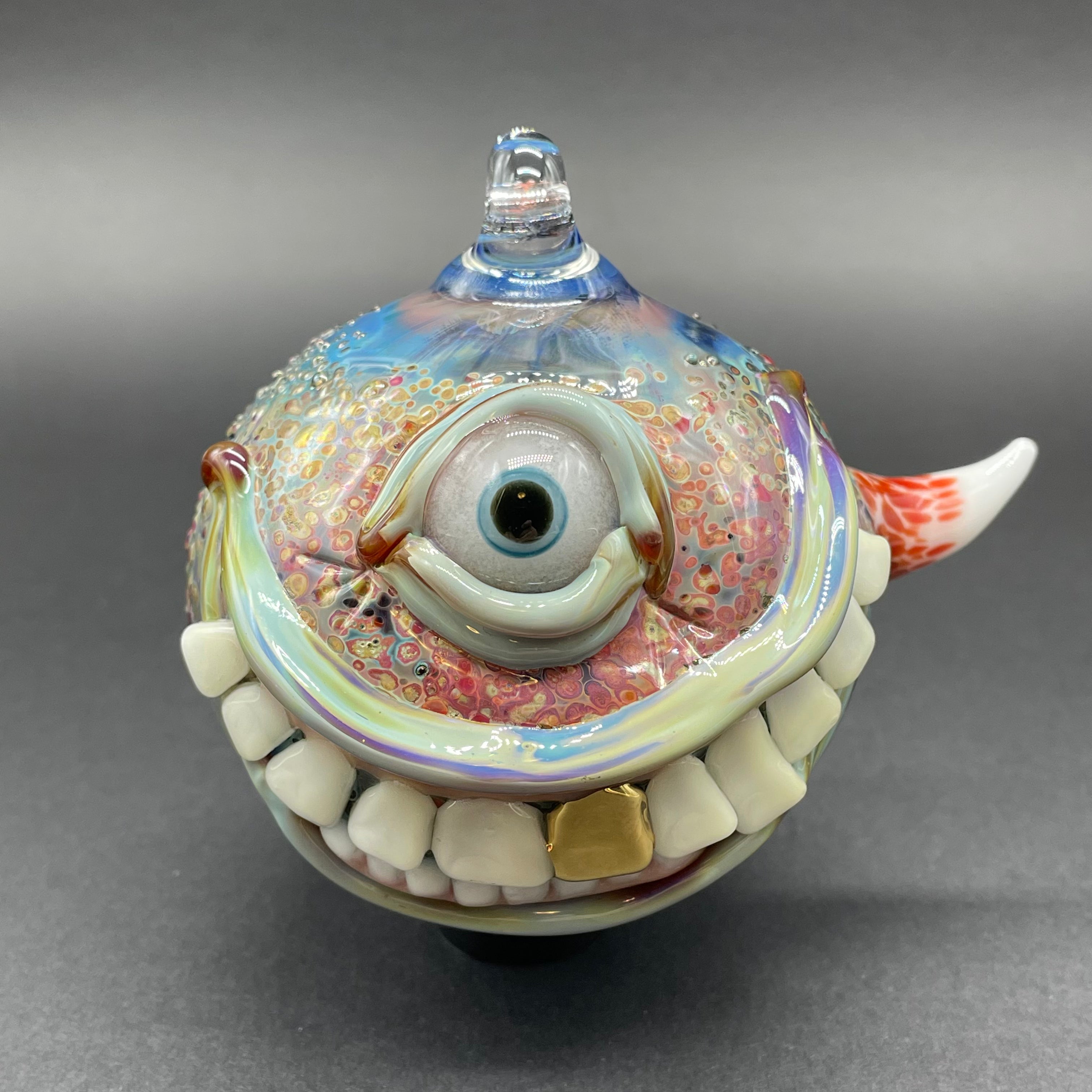 Smiling Cyclops Ornament - Unique Handmade Home Decor for Christmas, Halloween & Gifts | Perfect for Shelf, Desk & Party Decorations