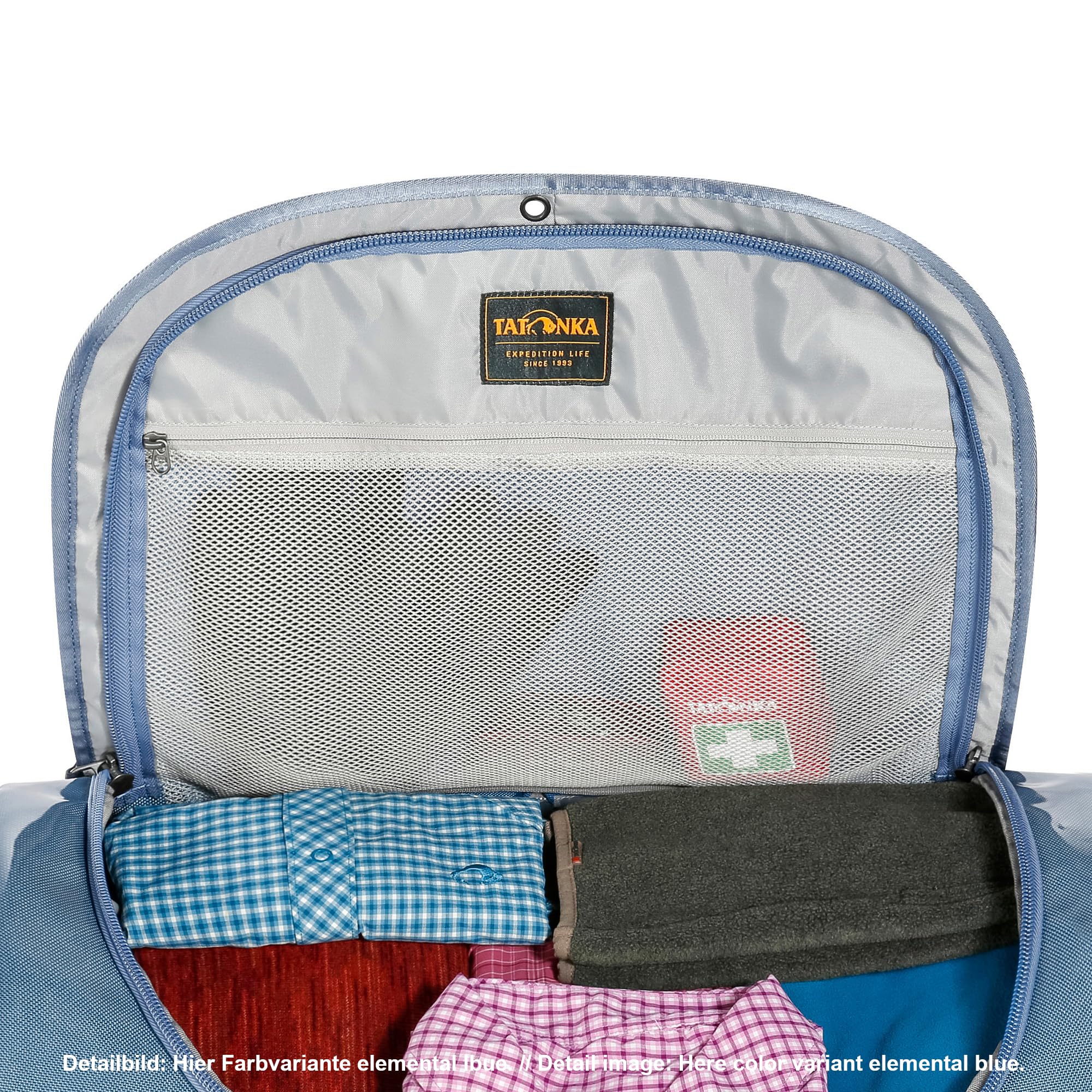 Durable Tatonka Travel Bag with Stowable Backpack Shoulder Straps - Perfect for Camping, Hiking & Adventure Travel