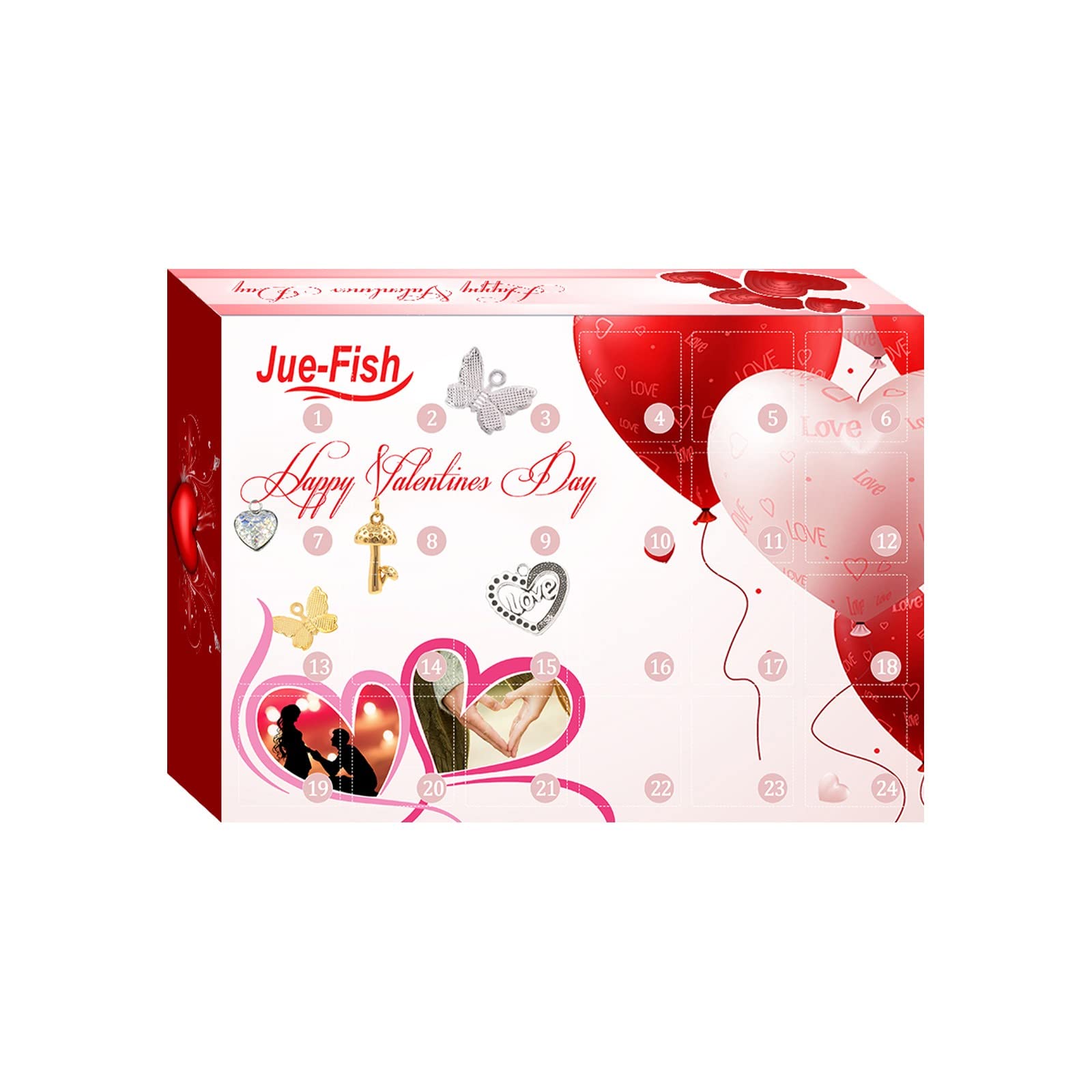 DIY Magnetic Jewelry Box - Valentine's Day Surprise Gift, Tanabata & Anniversary Present, Home Decor Fridge Calendar Organizer (Multicolor, One Size) - Perfect for Romantic Gifts, Home Organization & Craft Projects