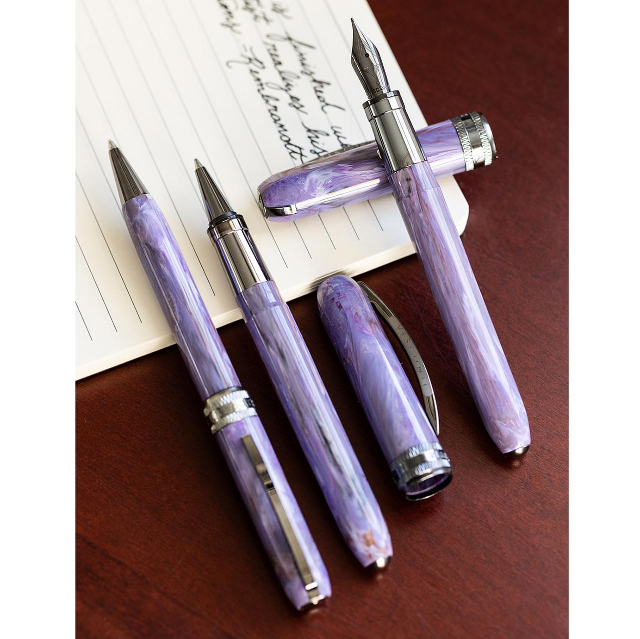 Visconti Rembrandt S Fountain Pen - Premium Lavender Luxury Writing Instrument for Calligraphy, Journaling & Gift Giving