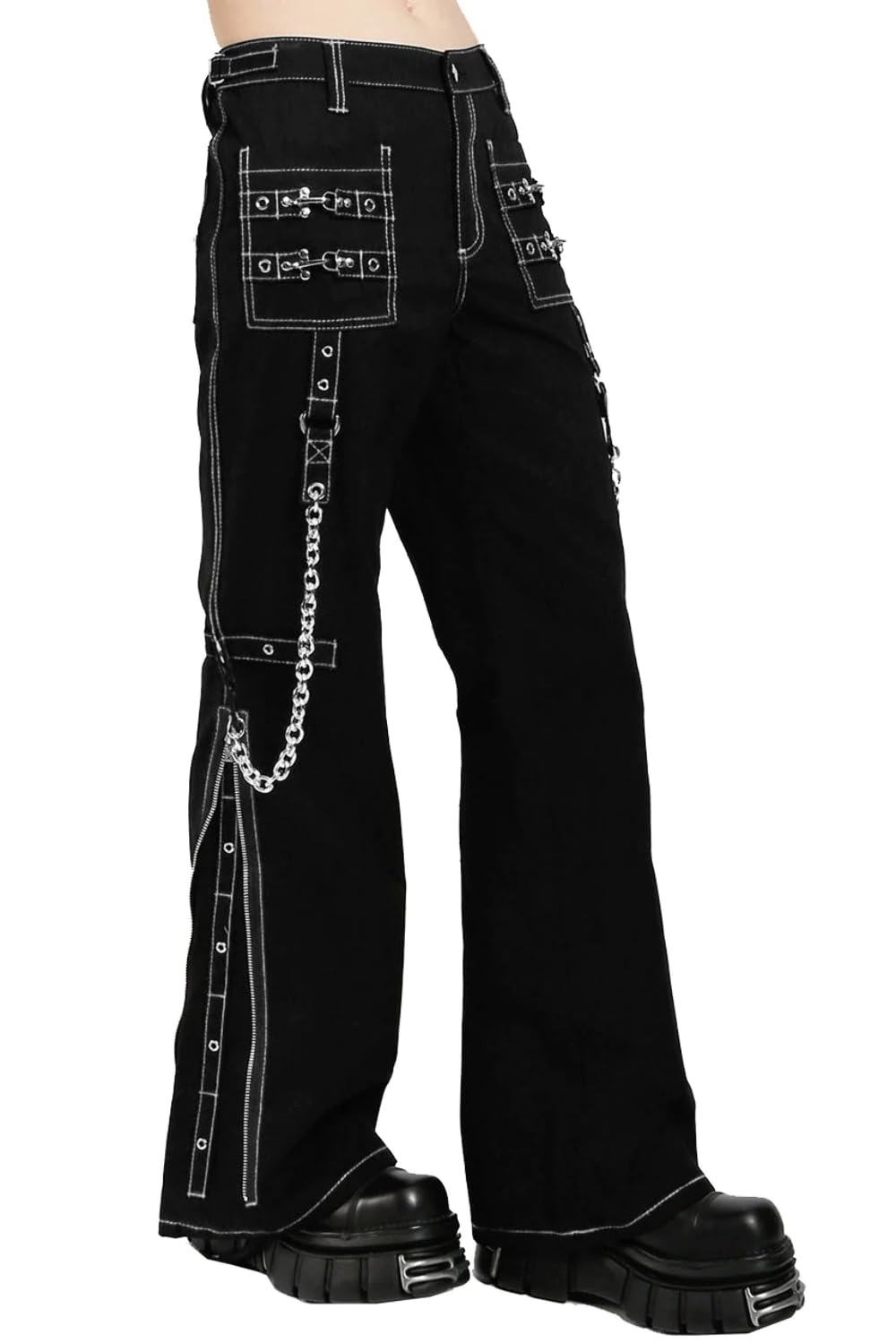 Comfortable Night Pants for Women & Men - Soft Sleepwear Lounge Pants [Black/White] - Perfect for Sleeping, Lounging & Relaxing at Home