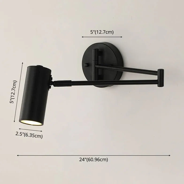 Adjustable Wide Flare Wall Sconce - Modern Bedroom Lighting Fixture for Reading & Relaxation