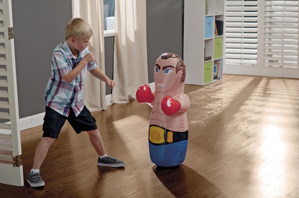 Intex 3-D Bop Bags for Kids - Inflatable Punching Toy with Stand for Indoor & Outdoor Play - Fun Birthday Gift for Boys & Girls - Perfect for Parties, Backyards, and Playrooms