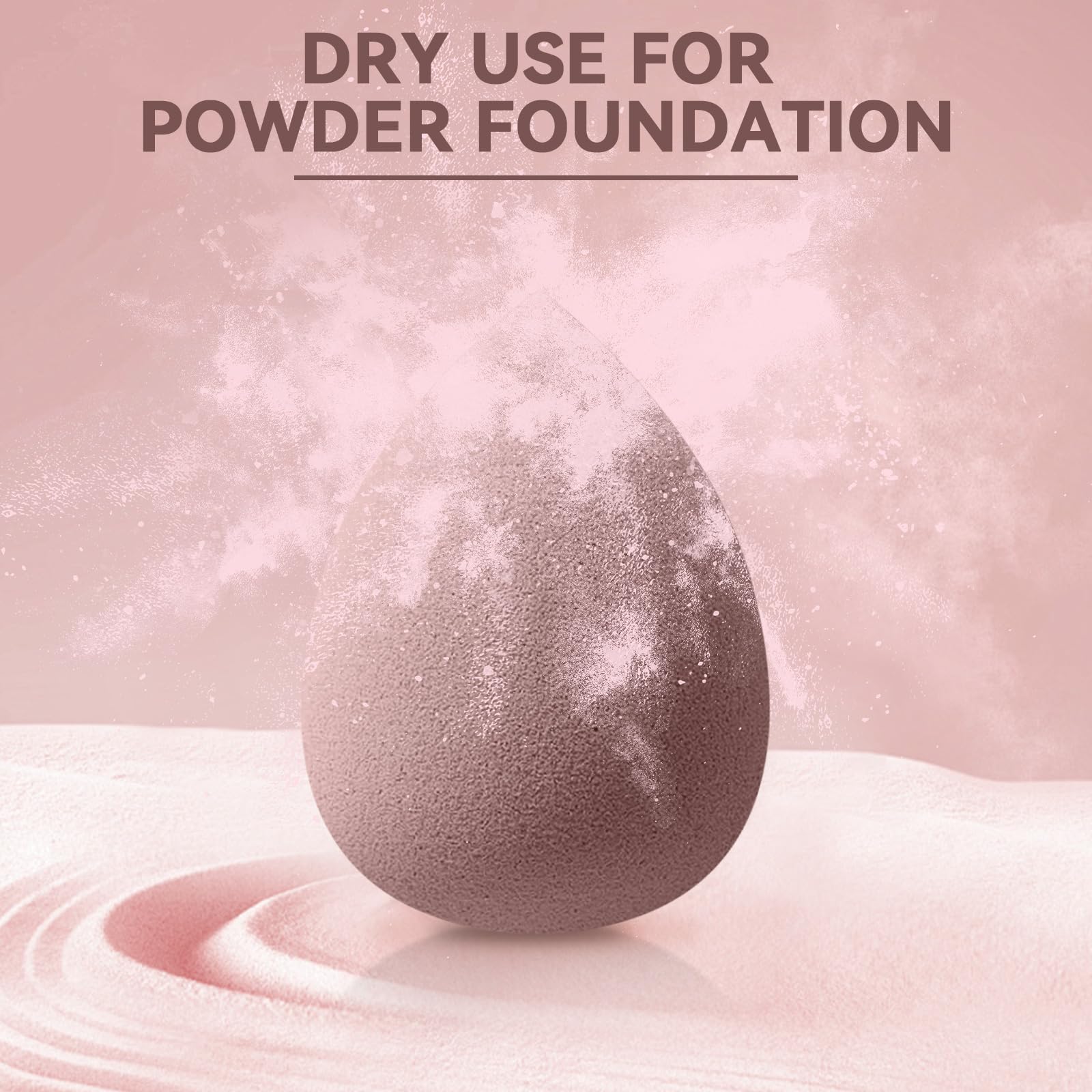 6 PCS Makeup Sponges Set - Latex Free Beauty Blending Sponge for Liquid, Cream & Powder Foundation - Super Soft Makeup Sponge for Flawless Application - Perfect for Daily Makeup & Professional Use