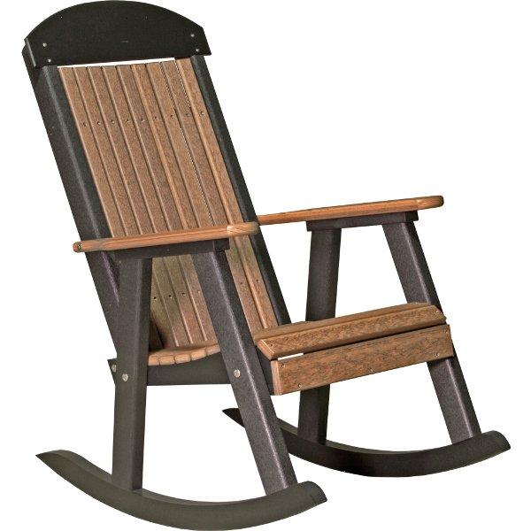 Poly Porch Rocker Chair - Durable Outdoor Rocking Chair for Patio, Garden & Deck - Perfect for Relaxing, Reading & Enjoying Nature