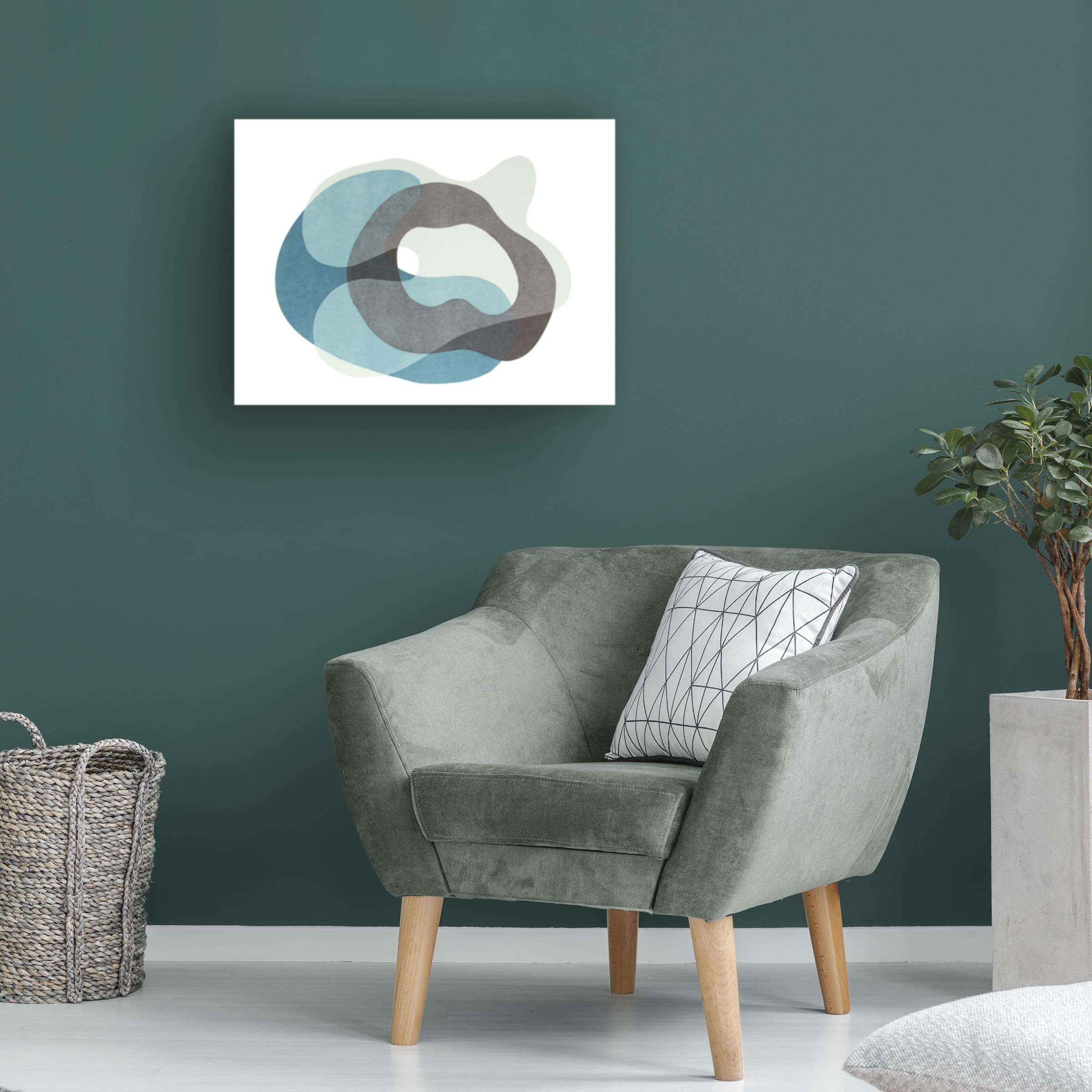 Trademark Fine Art 'Homage to Eames I' Canvas Wall Art Print by Rob Delamater - Mid-Century Modern Decor for Living Room, Office & Bedroom