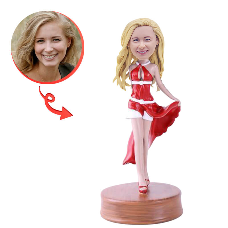 Custom Female Going Out Bobblehead - Personalized Party Figurine for Bachelorette, Birthday & Girls Night Out Gifts | Unique Home & Office Decor