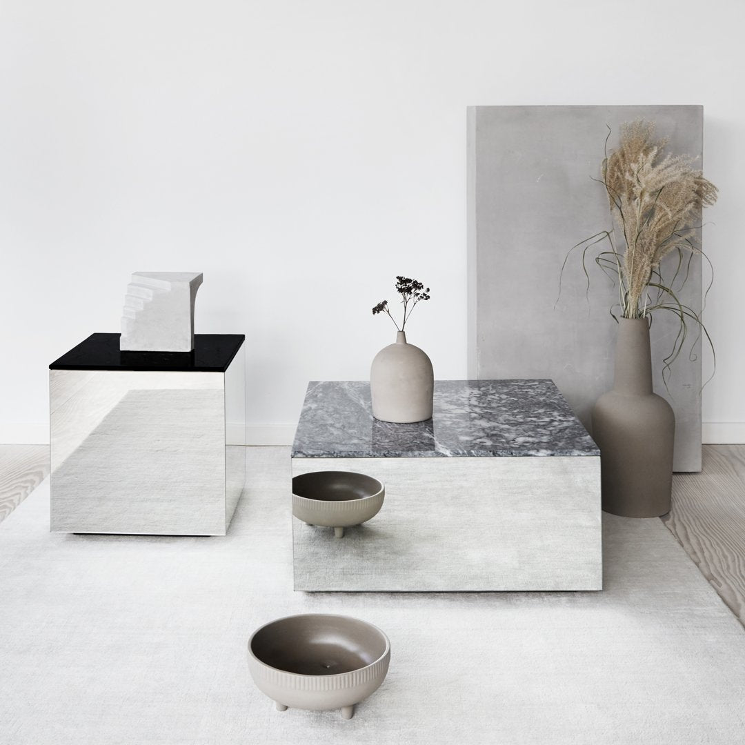 Kristina Dam Studio Dome Vase - Modern Ceramic Home Decor for Living Room, Dining Table & Wedding Centerpieces