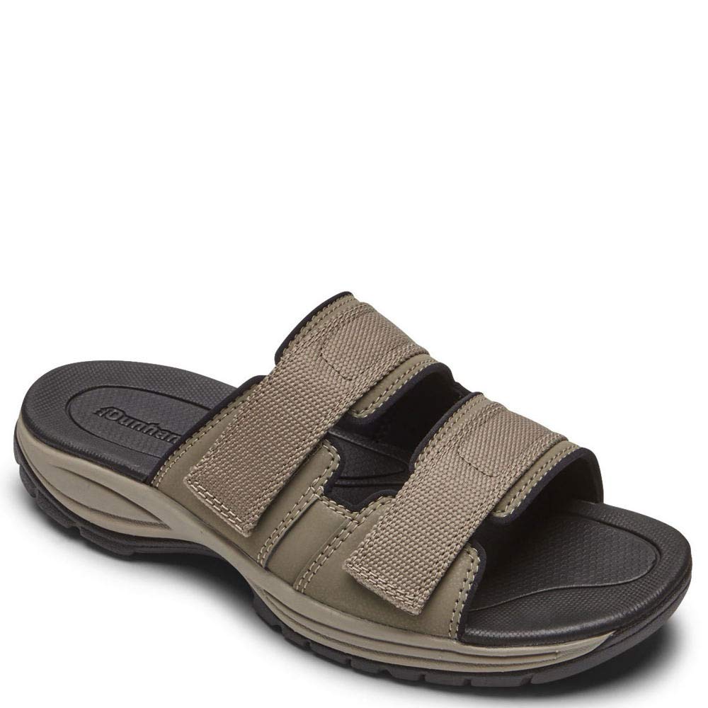 Dunham Men's Newport Slide Water-Friendly Sandal - Comfortable & Lightweight for Beach, Pool & Casual Wear