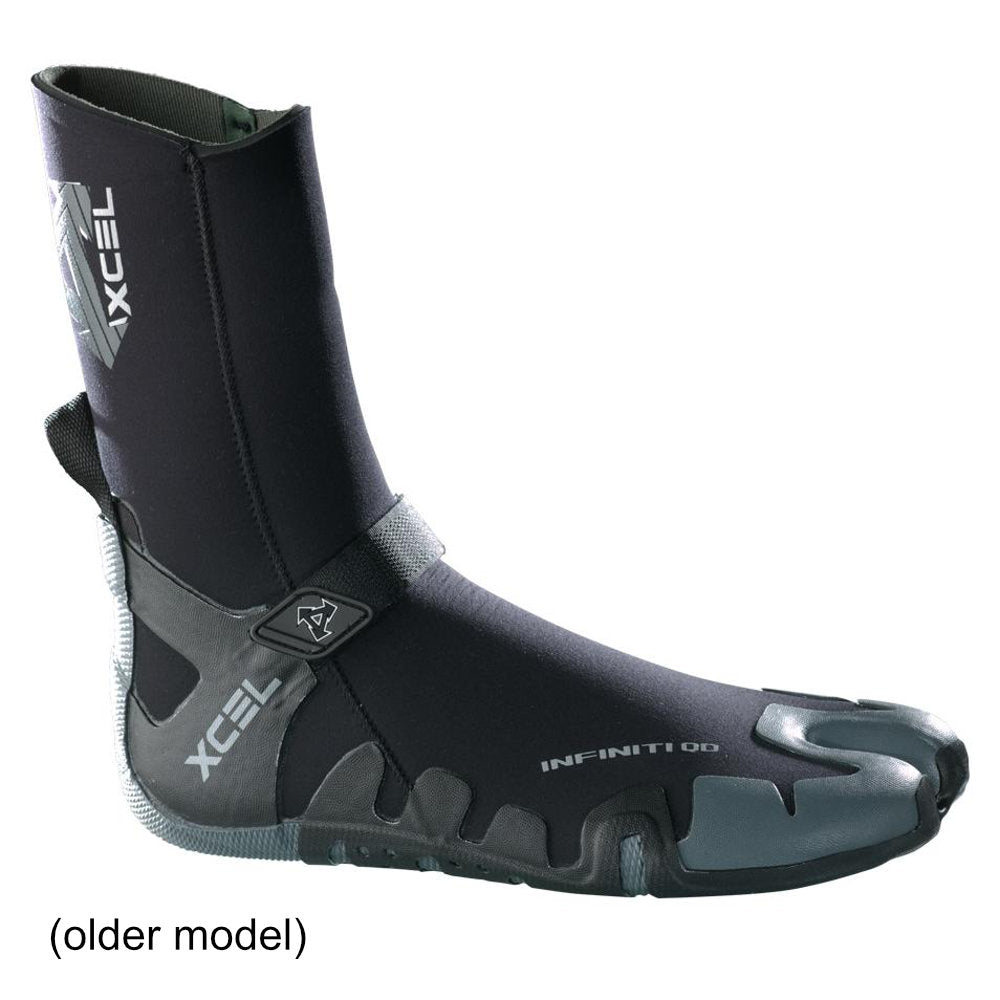 5mm XCEL Infiniti Split Toe Booties - Premium Neoprene Dive Boots for Scuba, Surfing & Water Sports - Warm & Comfortable Footwear for Cold Water Adventures