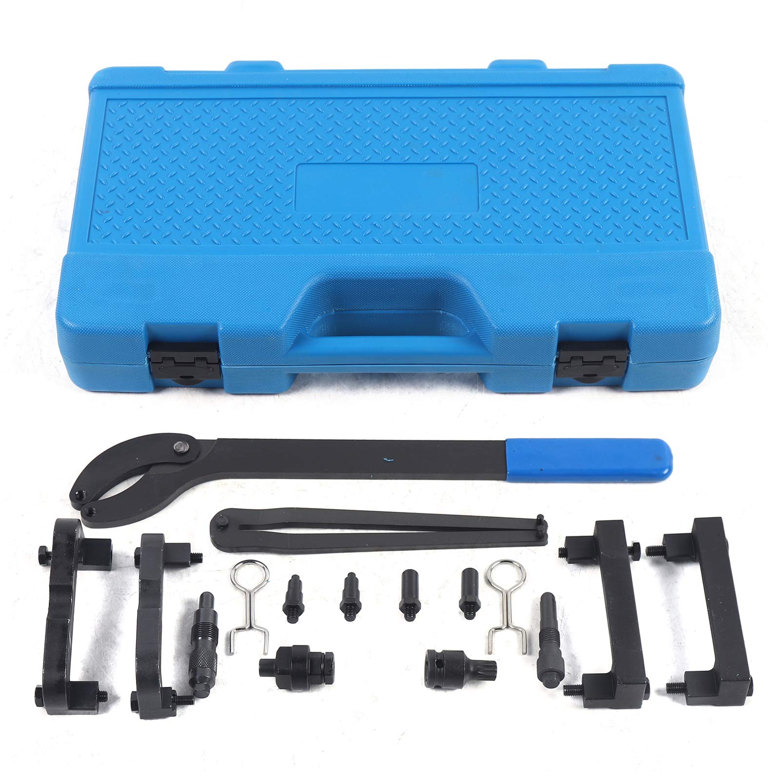 DNYSYSJ Auto Engine Timing Tool Kit - Flywheel Locking Tool Set Compatible with VW Audi T40070 10172 | Camshaft Engine Locking Timing Tool for Professional Mechanics & DIY Car Repair
