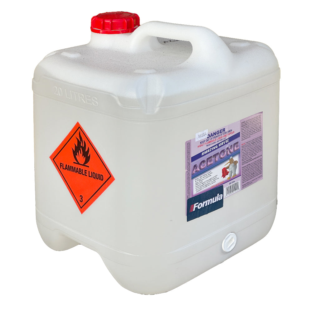 20L Acetone - High-Quality Industrial Solvent for Nail Polish Removal, Paint Thinning & Cleaning | Bulk Size for Salons, Labs & DIY Projects