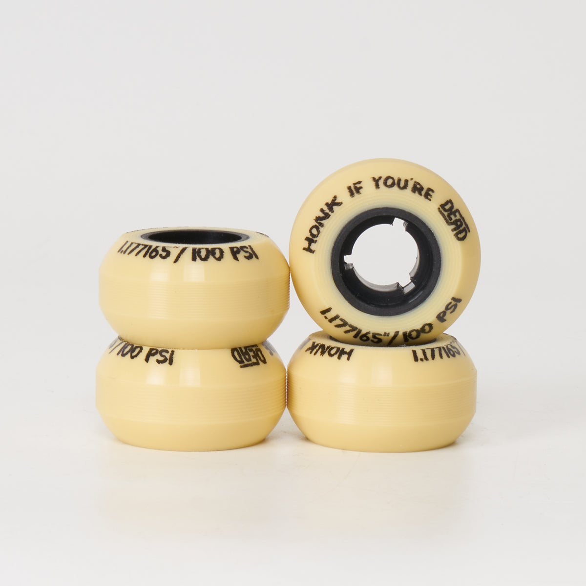 Dead Tyred 45mm Anti Rocker Wheels - Premium Skateboard Wheels for Aggressive Inline Skating & Street Tricks - Perfect for Park, Ramp & Urban Skating