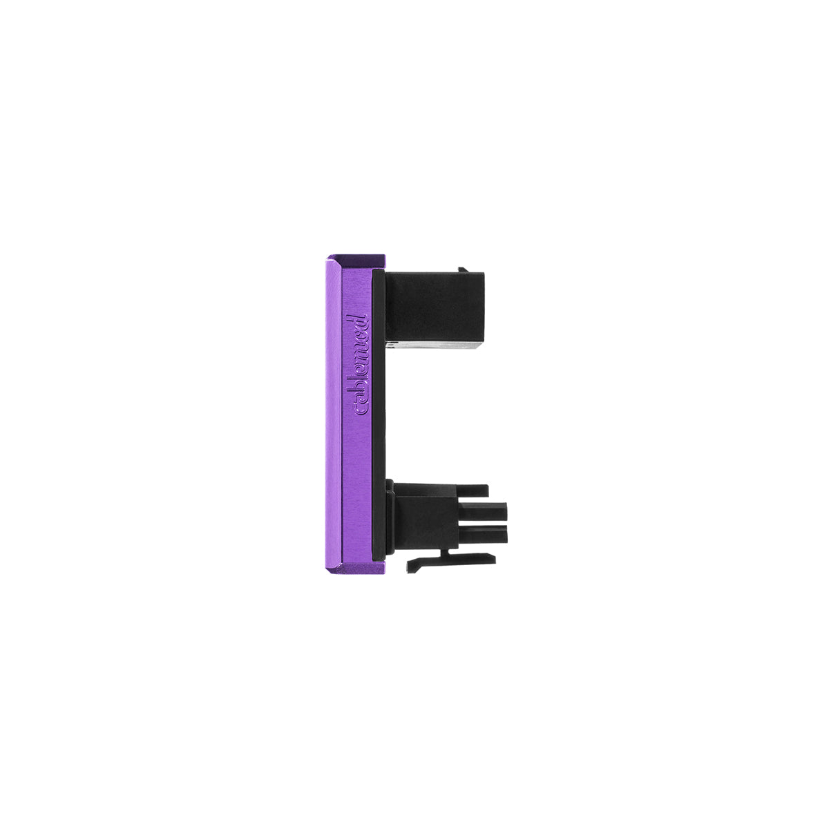 CableMod 12VHPWR 180 Degree Angled Adapter (Variant B) - Purple | PCIe 5.0 GPU Power Connector for NVIDIA RTX 4090/4080/4070 | Perfect for SFF PC Builds & Improved Cable Management