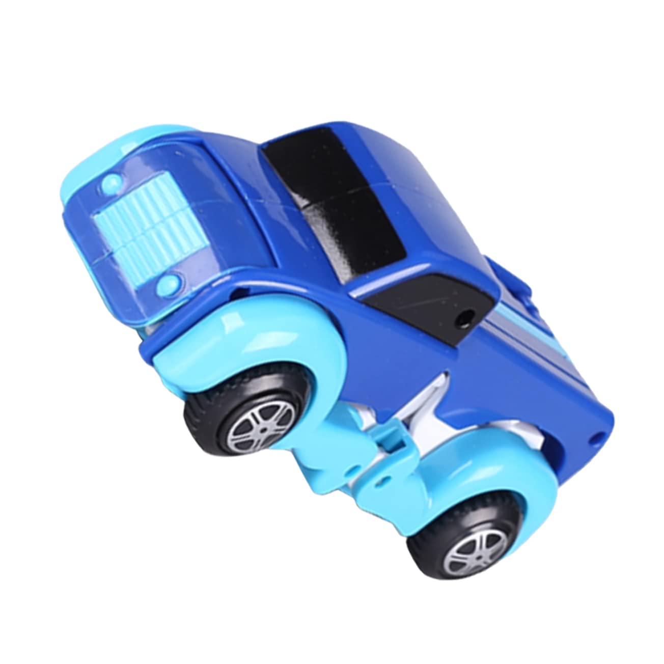 Wind-Up Dog Toy for Kids - Clockwork Spring-Powered Transforming Robot Car & Engineering Vehicle - Fun Interactive Plastic Animal Toy for Playtime & STEM Learning