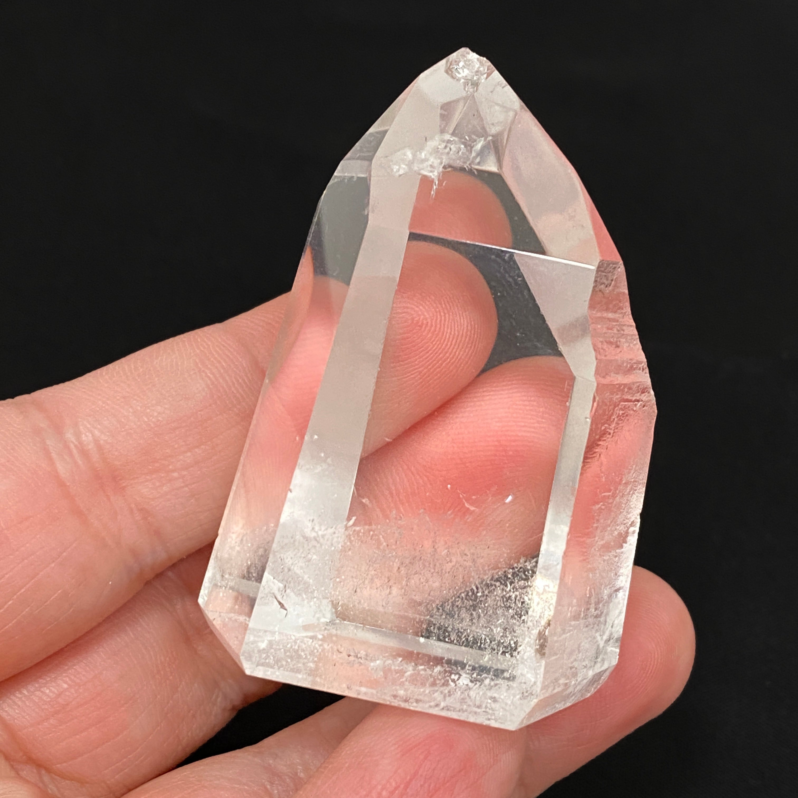 Lemurian Seed Crystal Polished Point - 91g 56x39mm Natural Healing Stone for Meditation, Chakra Balancing & Energy Work - Perfect for Spiritual Growth & Home Decor