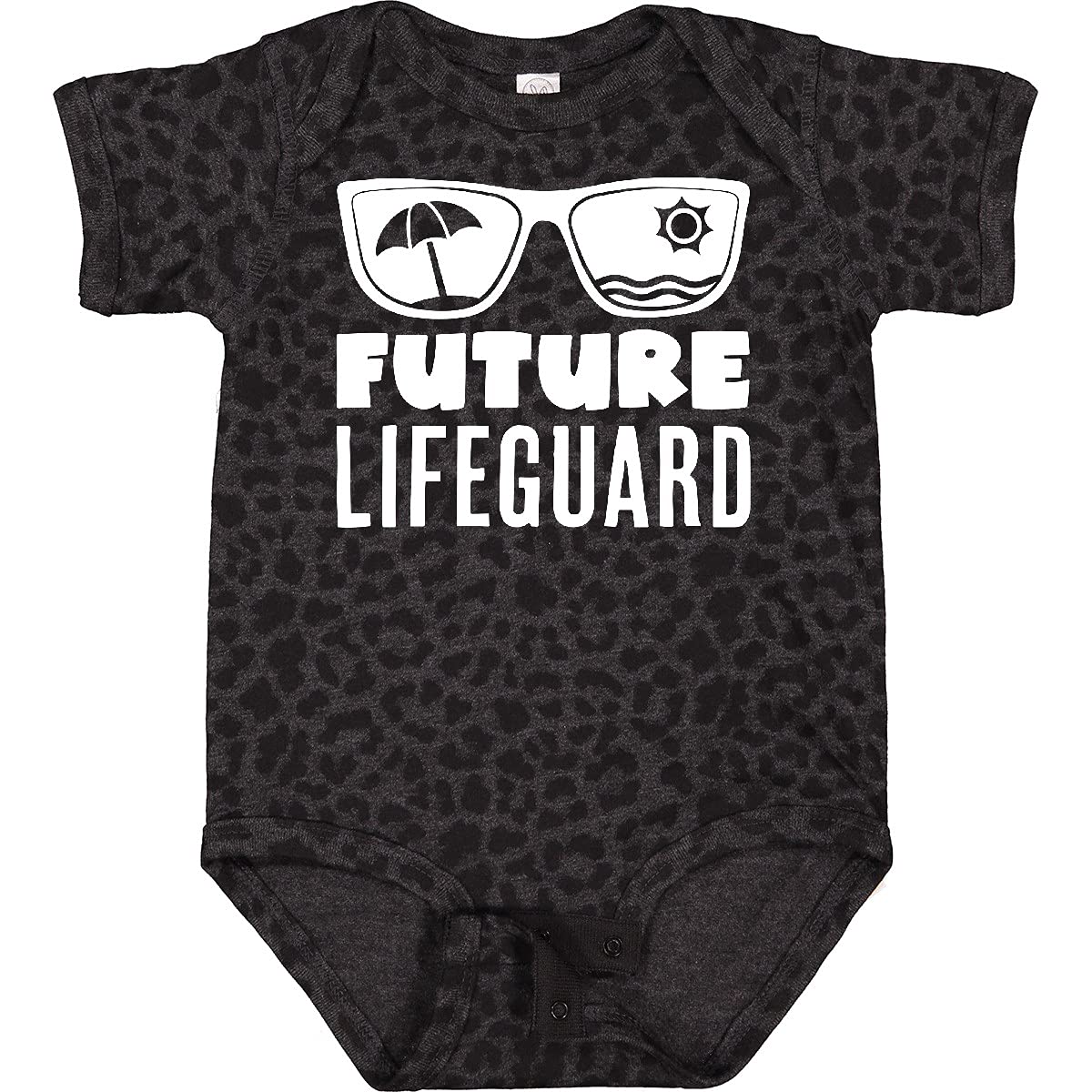 Inktastic Future Lifeguard Baby Bodysuit with Sunglasses - Cute Infant Onesie for Beach, Pool & Summer Outfits