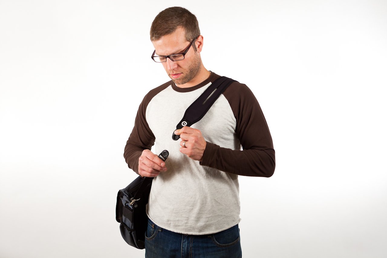Ultra Comfortable Ergonomic Bag Strap with Cushioned Shoulder Pad - Adjustable for Duffle, Messenger, Laptop & Gym Bags - Perfect for Travel, Work & Fitness