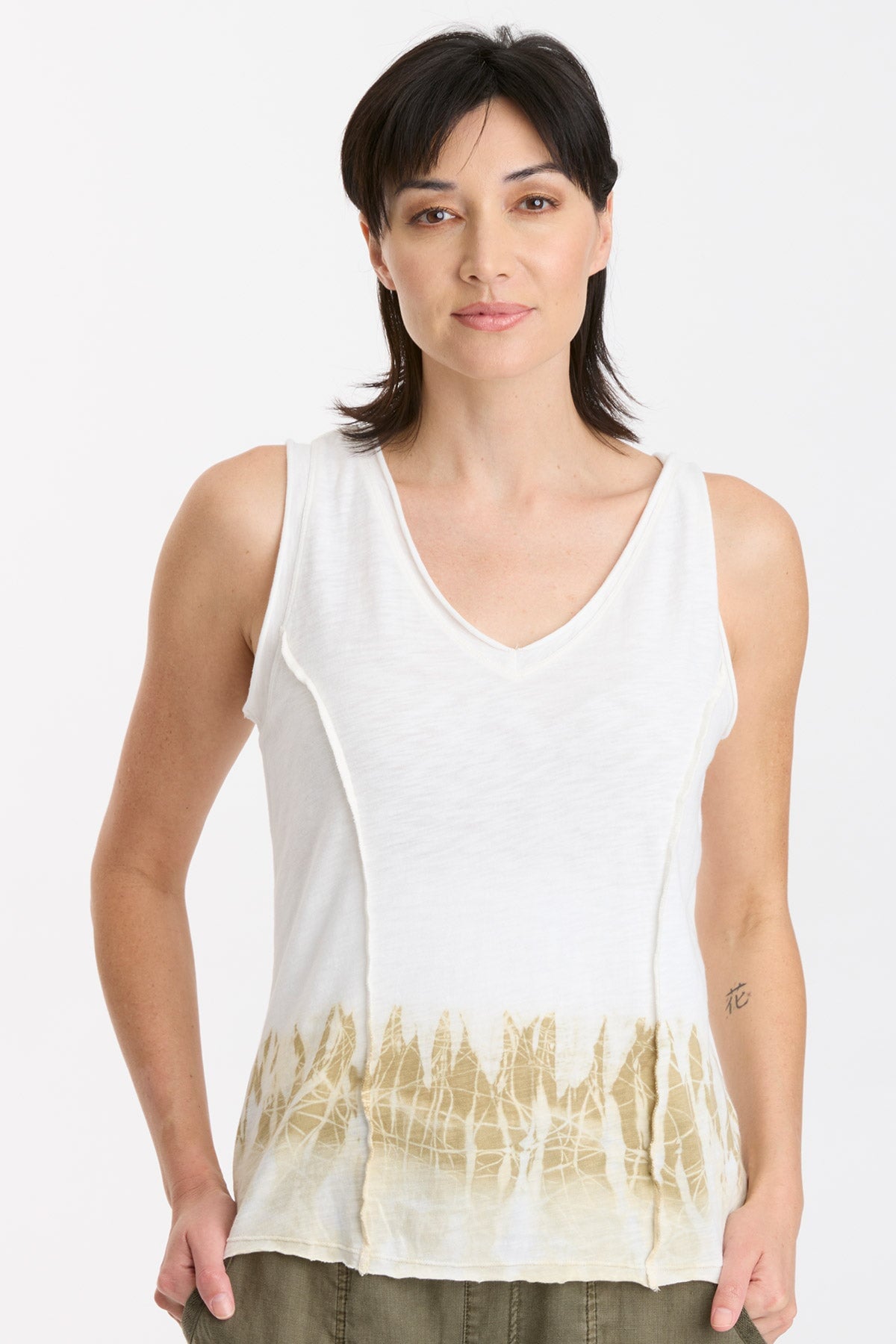 Laramie Tank Top for Women - Soft Cotton Casual Shirt with Floral Print - Perfect for Summer Outfits, Beach Wear, and Everyday Comfort