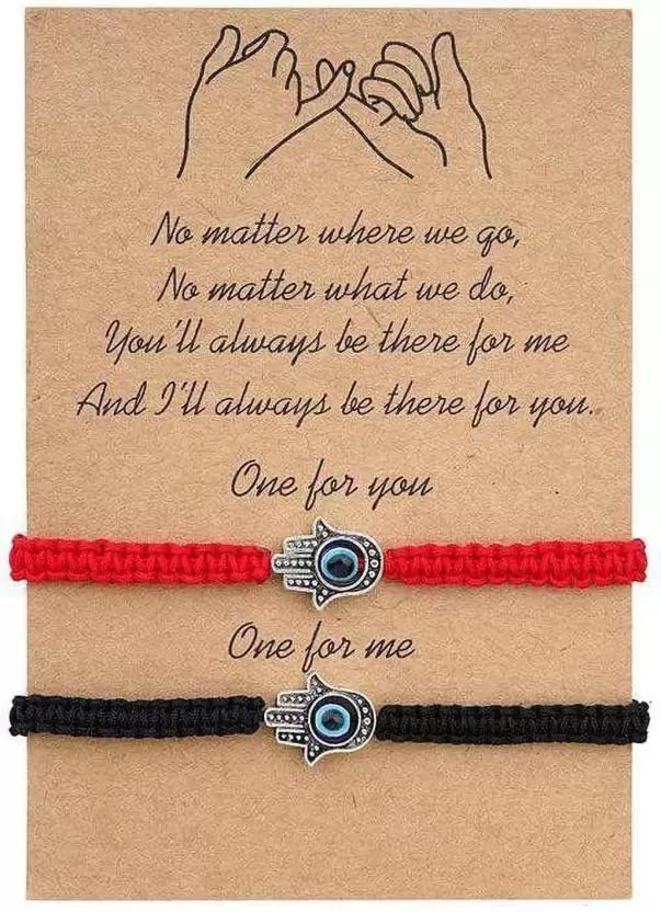 AJS Dori Bracelet for Women & Girls - Adjustable Silk Thread Friendship Bracelet - Free Size - Perfect for Gifts, Boho Fashion & Everyday Wear