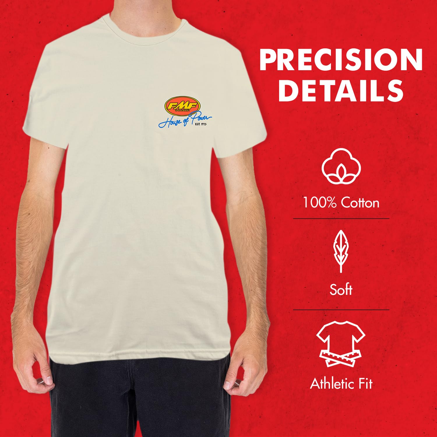 FMF Good Times Crew Neck Men's T-Shirt - Motocross & Dirt Bike Graphic Tee for Riding Enthusiasts | Casual Wear & Motorcycle Events