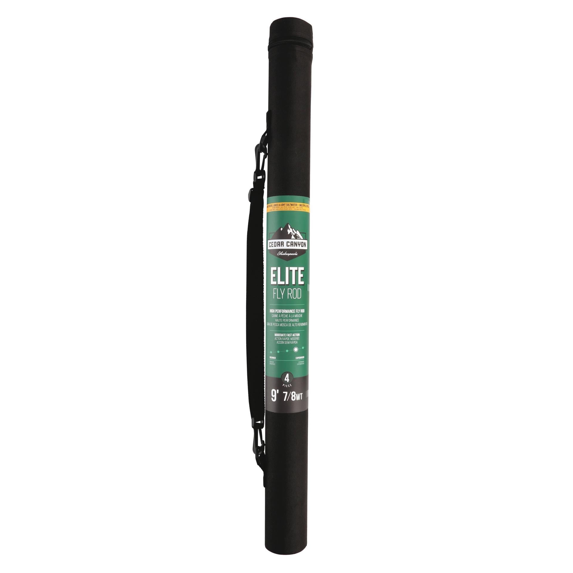 Premium Cedar Canyon™ Elite Fly Rod - Lightweight Graphite Fly Fishing Rod for Trout, Bass & Salmon - Perfect for Freshwater & Saltwater Fly Fishing Adventures