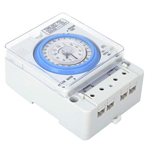 24H Programmable Mechanical Timer Switch for Lights - Household Electrical Outlet Timer with Countdown Function - Perfect for Lamps, Appliances & Holiday Decorations