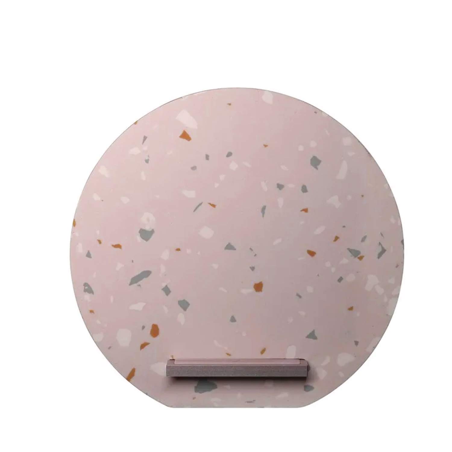 NATIVE UNION Dock Wireless Charger TERRAZZO Edition - Fast Qi-Certified Charging Stand for iPhone, Samsung, AirPods - Stylish Home & Office Desk Accessory