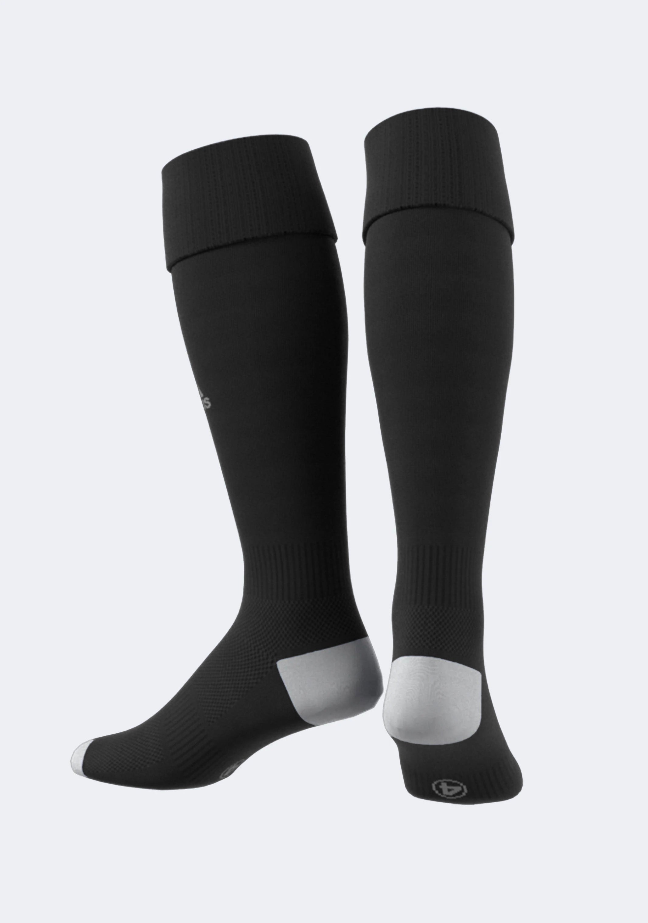 Adidas Milano 16 Athletic Socks - 6-Pack Performance Crew Socks for Men & Women - Breathable Cushioned Sports Socks for Running, Gym, Basketball & Everyday Wear