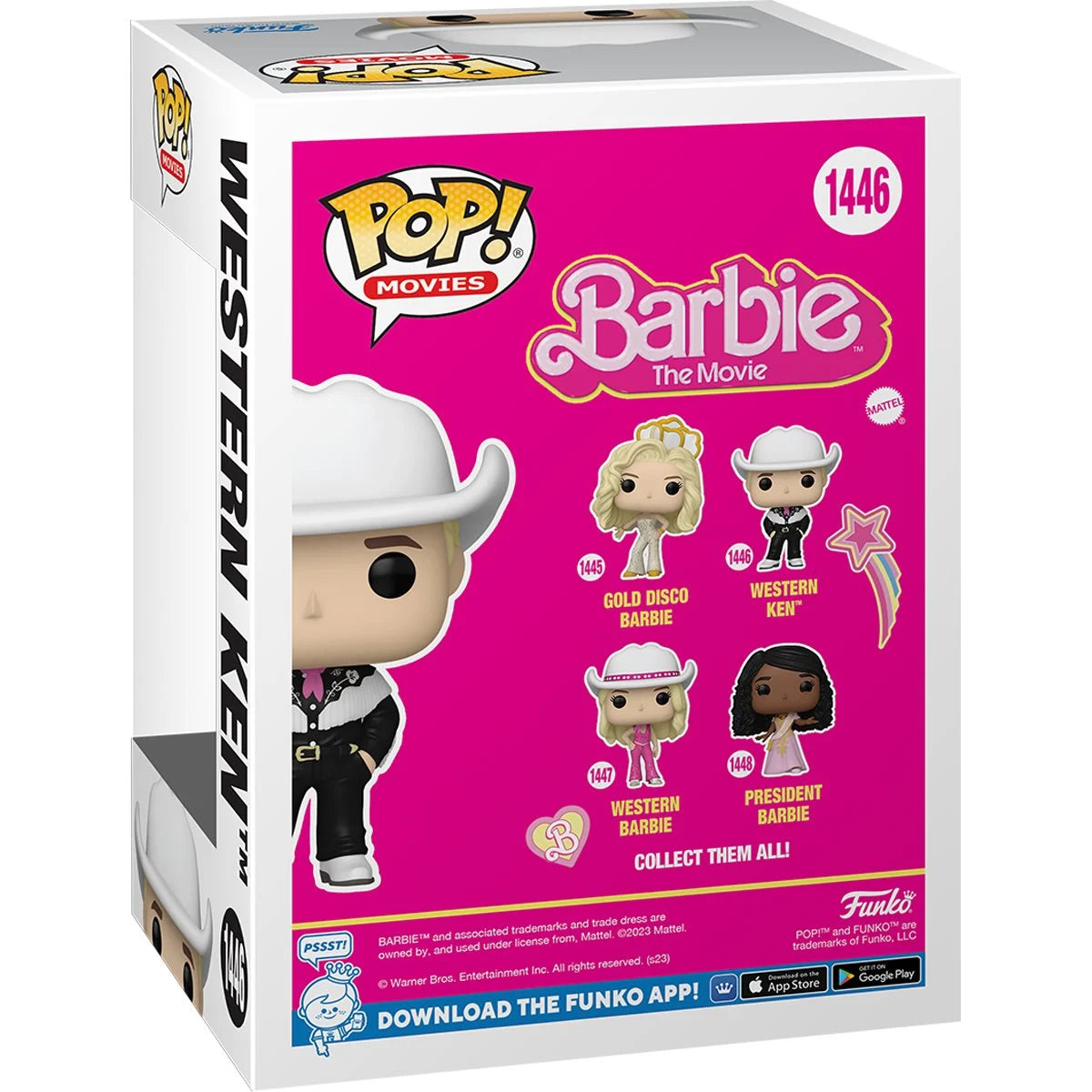 Barbie the Movie Western Ken Doll - Collectible Fashion Doll Inspired by the Film - Perfect for Play, Display, and Barbie Movie Fans
