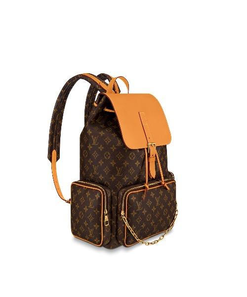 Authentic Louis Vuitton Trio Monogram Canvas Backpack - Stylish Luxury Travel & Everyday Use for Men & Women