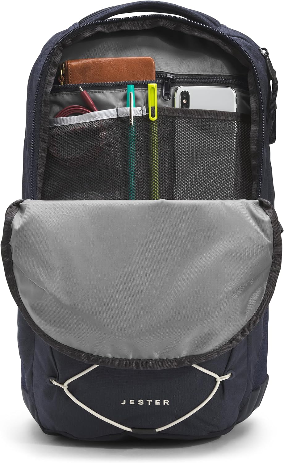 The North Face Jester Backpack - Durable Laptop Backpack for School, Travel & Hiking | Water-Resistant Daypack with USB Charging Port
